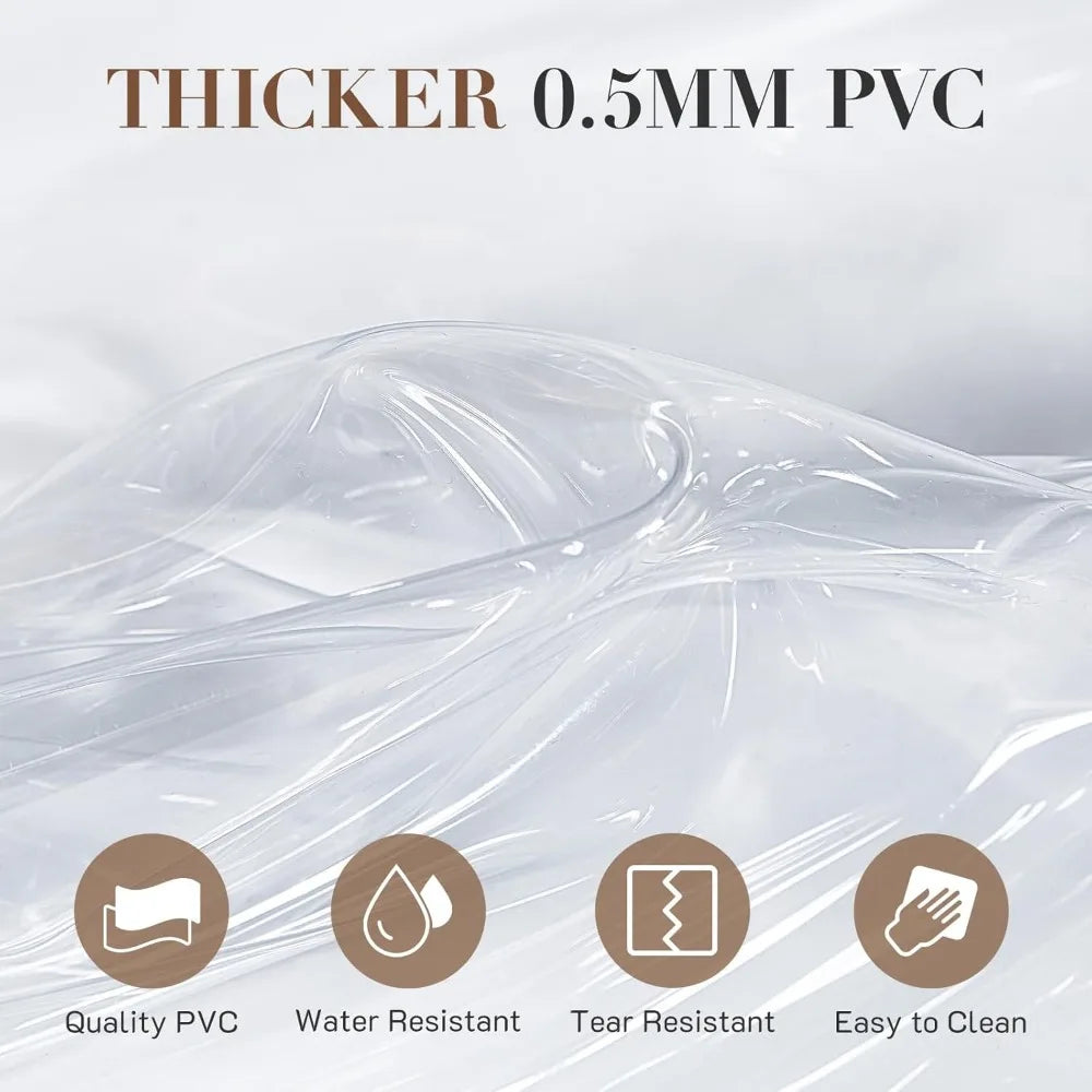 Anti-theft Clear Backpack, Small Mini Clear Bag for Sport Event Concert with Cute Fur Ball