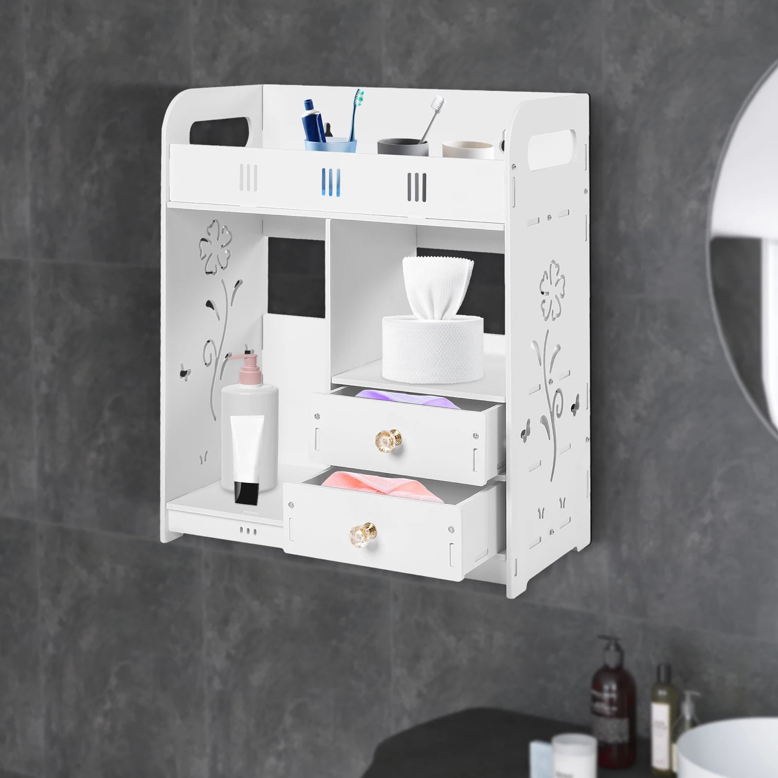 White Wall Cabinet Bathroom Cabinet Medicine Cabinet Organizer Bathroom Cabinet Wall Mounted Bathroom Wall Cabinet